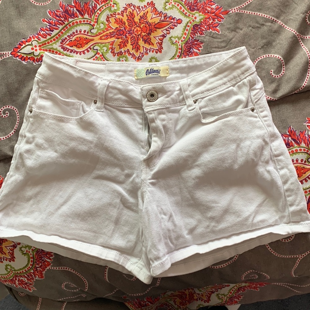 White shorts